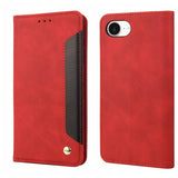 Skin Feel Splicing Leather Phone Case, For iPhone 17e / 16e, For iPhone 17 Pro Max, For iPhone 17 Pro, For iPhone 17, For iPhone Air, For iPhone 16 Pro Max, For iPhone 16 Pro, For iPhone 16 Plus