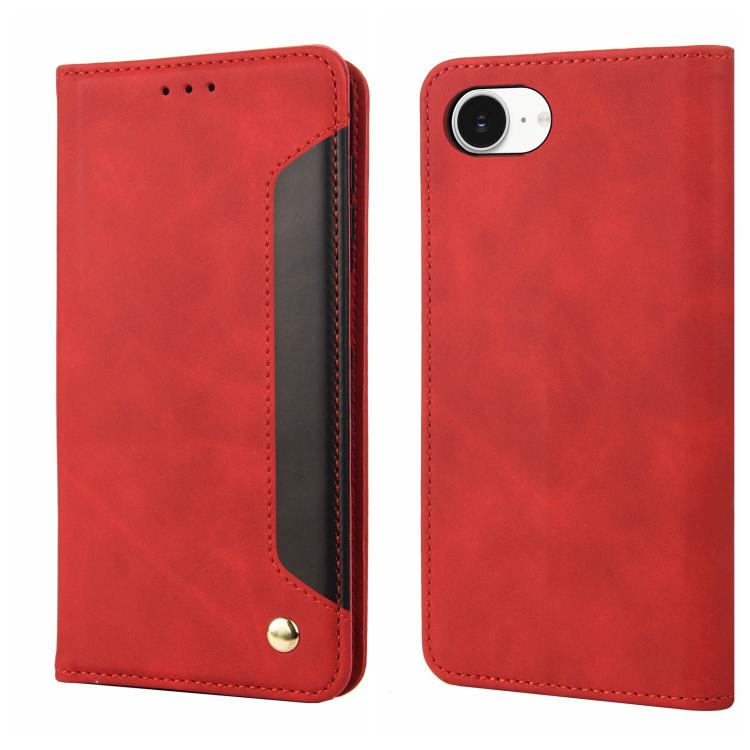 Skin Feel Splicing Leather Phone Case, For iPhone 17e / 16e, For iPhone 17 Pro Max, For iPhone 17 Pro, For iPhone 17, For iPhone Air, For iPhone 16 Pro Max, For iPhone 16 Pro, For iPhone 16 Plus