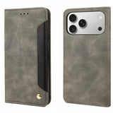 Skin Feel Splicing Leather Phone Case, For iPhone 17e / 16e, For iPhone 17 Pro Max, For iPhone 17 Pro, For iPhone 17, For iPhone Air, For iPhone 16 Pro Max, For iPhone 16 Pro, For iPhone 16 Plus
