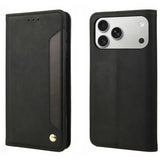 Skin Feel Splicing Leather Phone Case, For iPhone 17e / 16e, For iPhone 17 Pro Max, For iPhone 17 Pro, For iPhone 17, For iPhone Air, For iPhone 16 Pro Max, For iPhone 16 Pro, For iPhone 16 Plus