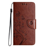 Butterfly Flower Pattern Flip Leather Phone Case, For iPhone 16 Pro, For iPhone 16 Plus, For iPhone 16, For iPhone 15 Pro Max, For iPhone 15 Pro, For iPhone 15 Plus