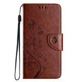 Butterfly Flower Pattern Flip Leather Phone Case, For iPhone 17e / 16e, For iPhone 17 Pro Max, For iPhone 17 Pro, For iPhone 17, For iPhone Air, For iPhone 16 Pro Max