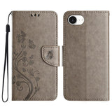 Butterfly Flower Pattern Flip Leather Phone Case, For iPhone 17e / 16e, For iPhone 17 Pro Max, For iPhone 17 Pro, For iPhone 17, For iPhone Air, For iPhone 16 Pro Max