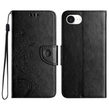 Butterfly Flower Pattern Flip Leather Phone Case, For iPhone 17e / 16e, For iPhone 17 Pro Max, For iPhone 17 Pro, For iPhone 17, For iPhone Air, For iPhone 16 Pro Max