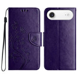 Butterfly Flower Pattern Flip Leather Phone Case, For iPhone 17e / 16e, For iPhone 17 Pro Max, For iPhone 17 Pro, For iPhone 17, For iPhone Air, For iPhone 16 Pro Max