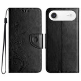 Butterfly Flower Pattern Flip Leather Phone Case, For iPhone 17e / 16e, For iPhone 17 Pro Max, For iPhone 17 Pro, For iPhone 17, For iPhone Air, For iPhone 16 Pro Max