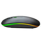 HXSJ M40 2.4GHZ 800,1200,1600dpi Third Gear Adjustment Colorful Wireless Mouse USB Rechargeable
