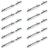 10pcs Power Button + Volume Control Button, For Samsung Galaxy J4 SM-J400, For Samsung Galaxy A8 2018 SM-A530, For Samsung Galaxy A8+ 2018 SM-A730