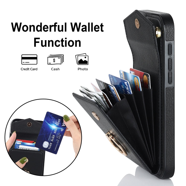 Ring Holder RFID Card Slot Phone Case, For iPhone 15 Pro Max, For iPhone 15 Pro, For iPhone 15 Plus, For iPhone 15
