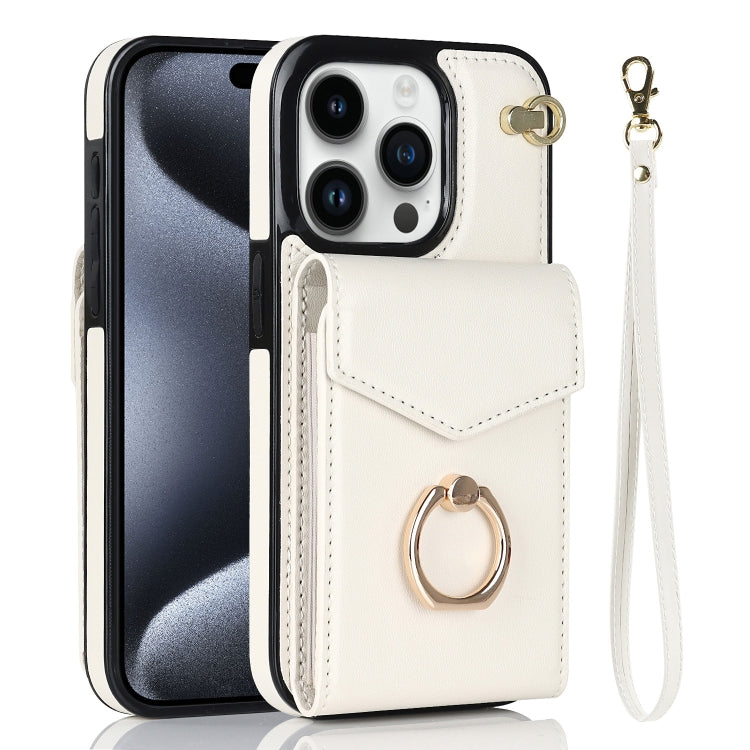 Ring Holder RFID Card Slot Phone Case, For iPhone 15 Pro Max, For iPhone 15 Pro, For iPhone 15 Plus, For iPhone 15