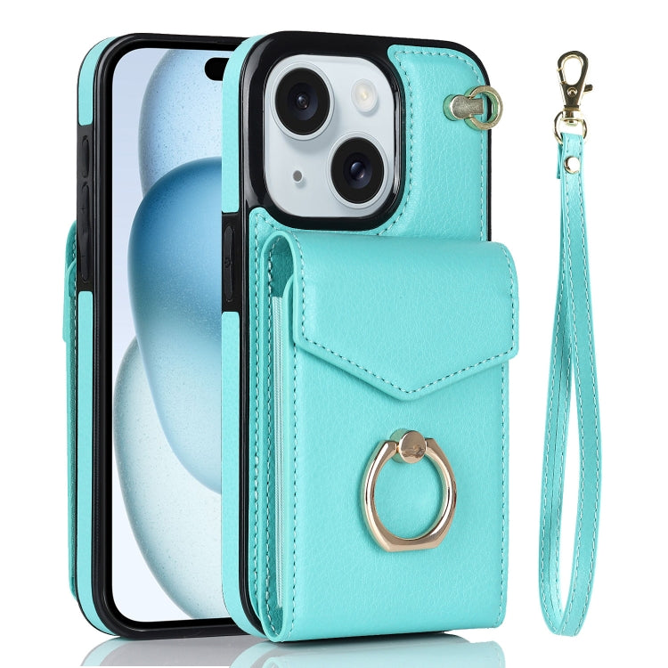 Ring Holder RFID Card Slot Phone Case, For iPhone 15 Pro Max, For iPhone 15 Pro, For iPhone 15 Plus, For iPhone 15
