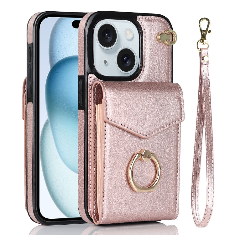 Ring Holder RFID Card Slot Phone Case, For iPhone 15 Pro Max, For iPhone 15 Pro, For iPhone 15 Plus, For iPhone 15