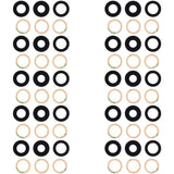 10set Back Camera Lens, For Samsung Galaxy M54 SM-M546B, For Samsung Galaxy M14 SM-M146B, For Samsung Galaxy A24 4G SM-A245F, For Samsung Galaxy F04 SM-E045F, For Samsung Galaxy A14 SM-A145F, For Samsung Galaxy M04 SM-M045F                             ...