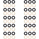 10set Back Camera Lens, For Samsung Galaxy M54 SM-M546B, For Samsung Galaxy M14 SM-M146B, For Samsung Galaxy A24 4G SM-A245F, For Samsung Galaxy F04 SM-E045F, For Samsung Galaxy A14 SM-A145F, For Samsung Galaxy M04 SM-M045F                             ...