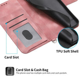 Skin-feel Flowers Embossed Wallet Leather Phone Case, For iPhone 15 Pro Max, For iPhone 15 Pro, For iPhone 15 Plus, For iPhone 15