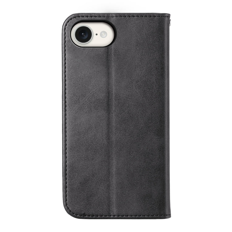 Cubic Grid Calf Texture Magnetic Leather Phone Case, For iPhone 17e / 16e, For iPhone 17 Pro Max, For iPhone 17 Pro, For iPhone 17, For iPhone Air, For iPhone 16 Pro Max, For iPhone 16 Pro, For iPhone 16 Plus