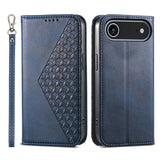 Cubic Grid Calf Texture Magnetic Leather Phone Case, For iPhone 17e / 16e, For iPhone 17 Pro Max, For iPhone 17 Pro, For iPhone 17, For iPhone Air, For iPhone 16 Pro Max, For iPhone 16 Pro, For iPhone 16 Plus
