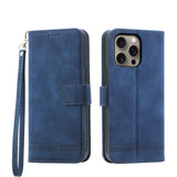 Dierfeng Dream Line TPU Hybrid PU Leather Phone Case, For iPhone 17 Pro Max, For iPhone 17 Pro, For iPhone 17, For iPhone Air, For iPhone 16e, For iPhone 16 Pro Max, For iPhone 16 Pro, For iPhone 16 Plus