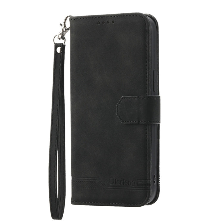 Dierfeng Dream Line TPU Hybrid PU Leather Phone Case, For iPhone 16, For iPhone 15 Pro Max, For iPhone 15 Pro, For iPhone 15 Plus, For iPhone 15