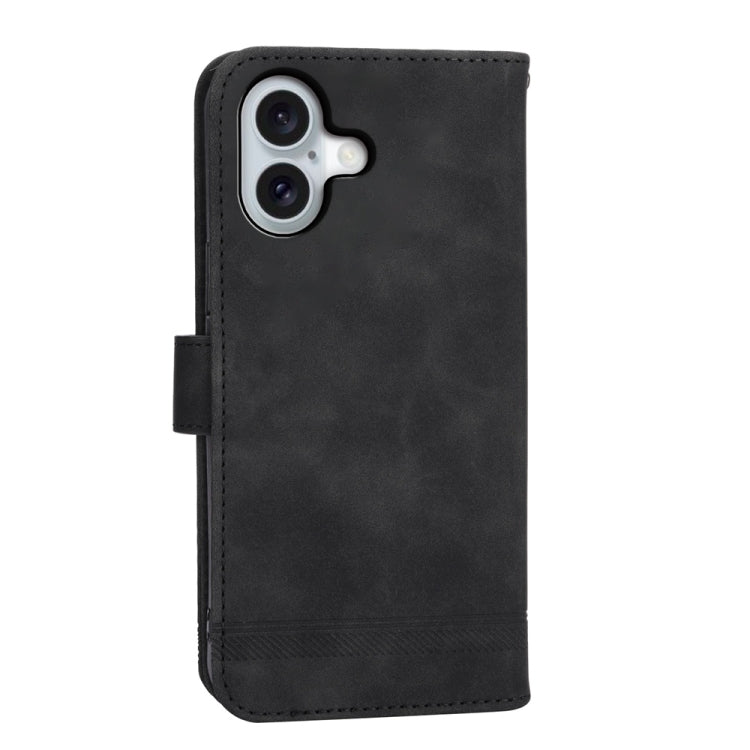 Dierfeng Dream Line TPU Hybrid PU Leather Phone Case, For iPhone 16, For iPhone 15 Pro Max, For iPhone 15 Pro, For iPhone 15 Plus, For iPhone 15