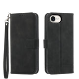 Dierfeng Dream Line TPU Hybrid PU Leather Phone Case, For iPhone 17 Pro Max, For iPhone 17 Pro, For iPhone 17, For iPhone Air, For iPhone 16e, For iPhone 16 Pro Max, For iPhone 16 Pro, For iPhone 16 Plus