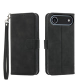 Dierfeng Dream Line TPU Hybrid PU Leather Phone Case, For iPhone 17 Pro Max, For iPhone 17 Pro, For iPhone 17, For iPhone Air, For iPhone 16e, For iPhone 16 Pro Max, For iPhone 16 Pro, For iPhone 16 Plus