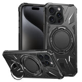 MagSafe Magnetic Shockproof Phone Case with Ring Holder, For iPhone 16 Plus, For iPhone 16, For iPhone 15 Pro Max, For iPhone 15 Pro, For iPhone 15 Plus, For iPhone 15