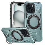 MagSafe Magnetic Shockproof Phone Case with Ring Holder, For iPhone 16 Plus, For iPhone 16, For iPhone 15 Pro Max, For iPhone 15 Pro, For iPhone 15 Plus, For iPhone 15