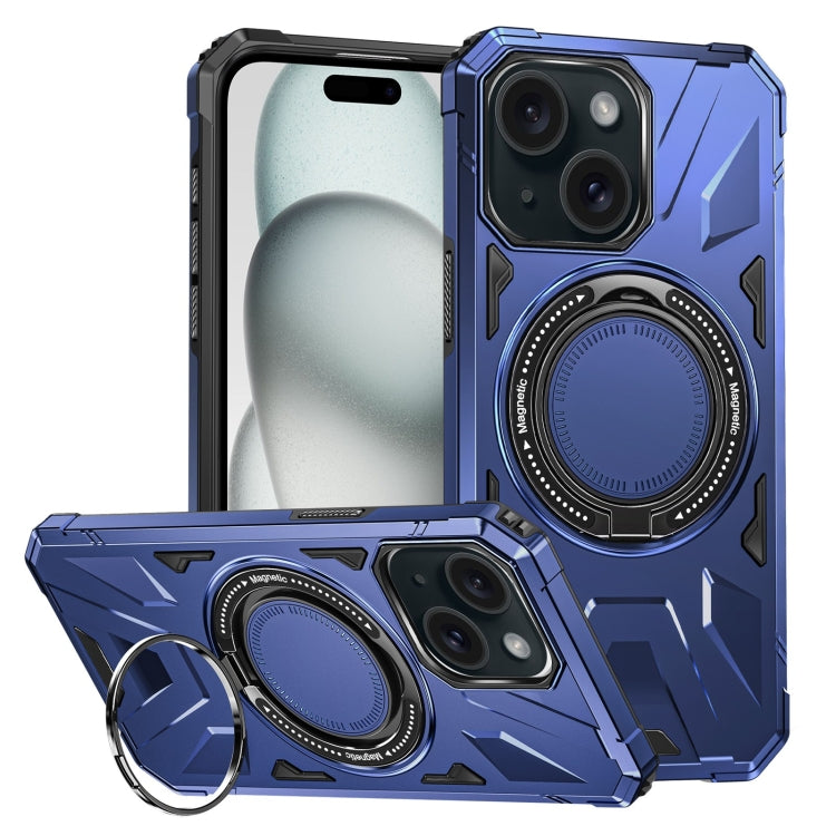 MagSafe Magnetic Shockproof Phone Case with Ring Holder, For iPhone 16 Plus, For iPhone 16, For iPhone 15 Pro Max, For iPhone 15 Pro, For iPhone 15 Plus, For iPhone 15