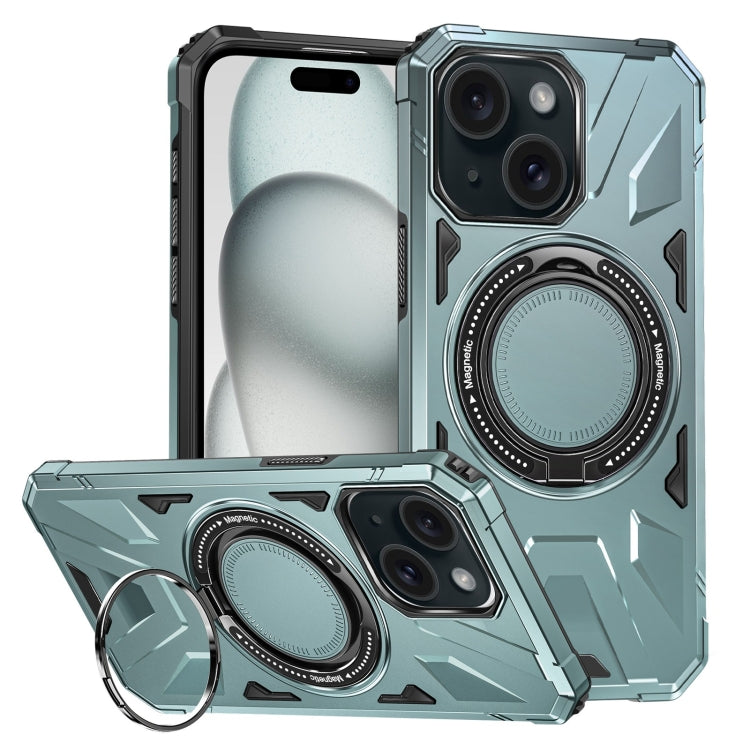 MagSafe Magnetic Shockproof Phone Case with Ring Holder, For iPhone 16 Plus, For iPhone 16, For iPhone 15 Pro Max, For iPhone 15 Pro, For iPhone 15 Plus, For iPhone 15