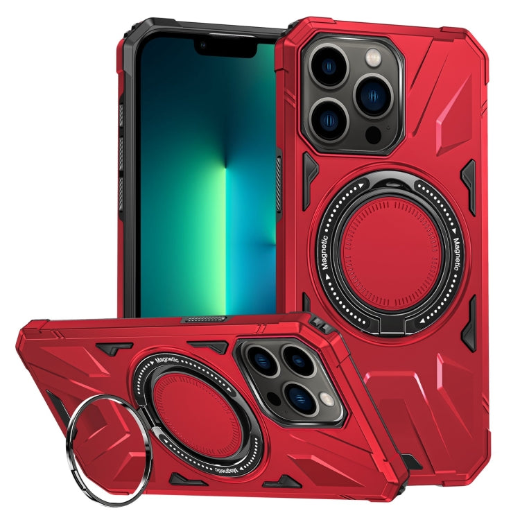 MagSafe Magnetic Shockproof Phone Case with Ring Holder, For iPhone 14 Plus, For iPhone 14/13, For iPhone 14 Pro, For iPhone 14 Pro Max, For iPhone 13 Pro Max, For iPhone 13 Pro