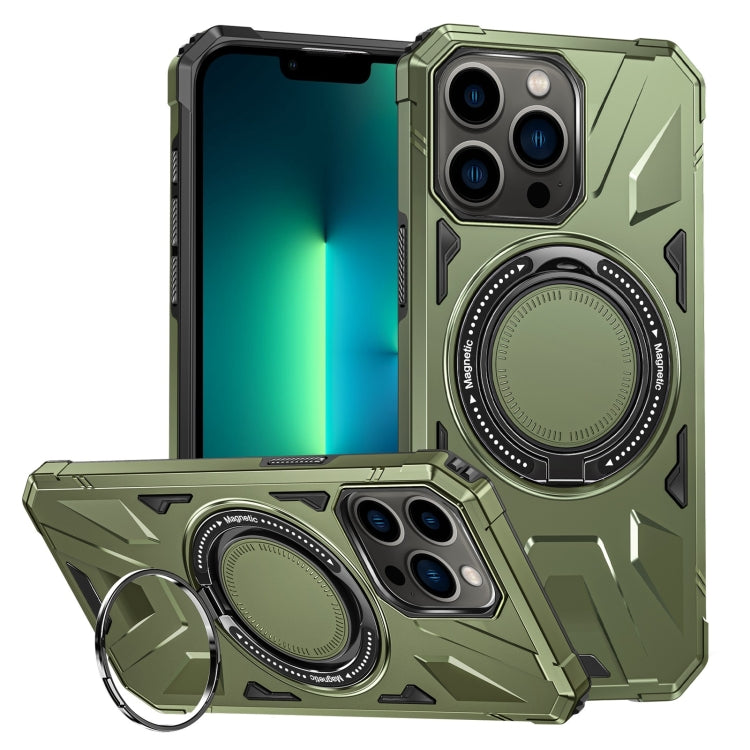 MagSafe Magnetic Shockproof Phone Case with Ring Holder, For iPhone 14 Plus, For iPhone 14/13, For iPhone 14 Pro, For iPhone 14 Pro Max, For iPhone 13 Pro Max, For iPhone 13 Pro