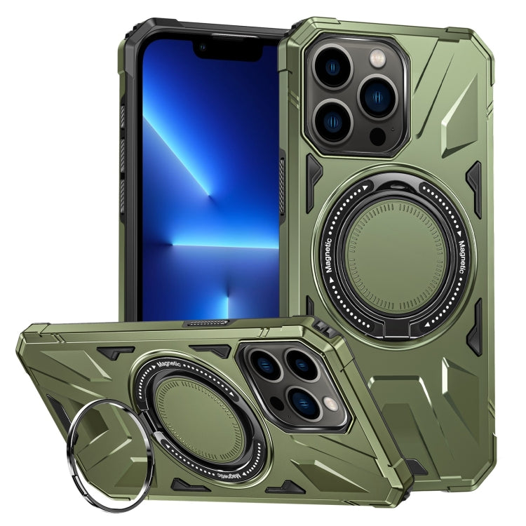 MagSafe Magnetic Shockproof Phone Case with Ring Holder, For iPhone 14 Plus, For iPhone 14/13, For iPhone 14 Pro, For iPhone 14 Pro Max, For iPhone 13 Pro Max, For iPhone 13 Pro