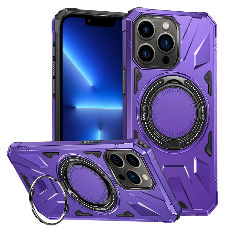 MagSafe Magnetic Shockproof Phone Case with Ring Holder, For iPhone 14 Plus, For iPhone 14/13, For iPhone 14 Pro, For iPhone 14 Pro Max, For iPhone 13 Pro Max, For iPhone 13 Pro