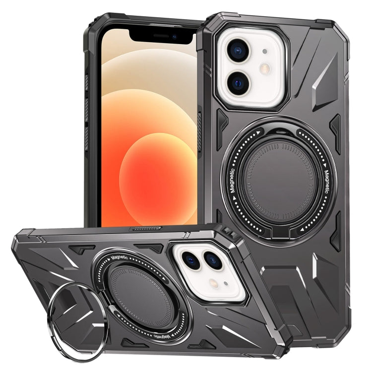 MagSafe Magnetic Shockproof Phone Case with Ring Holder, For iPhone 12/12 Pro, For iPhone 12 Pro Max, For iPhone 11