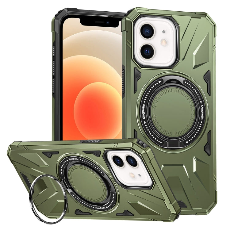 MagSafe Magnetic Shockproof Phone Case with Ring Holder, For iPhone 12/12 Pro, For iPhone 12 Pro Max, For iPhone 11