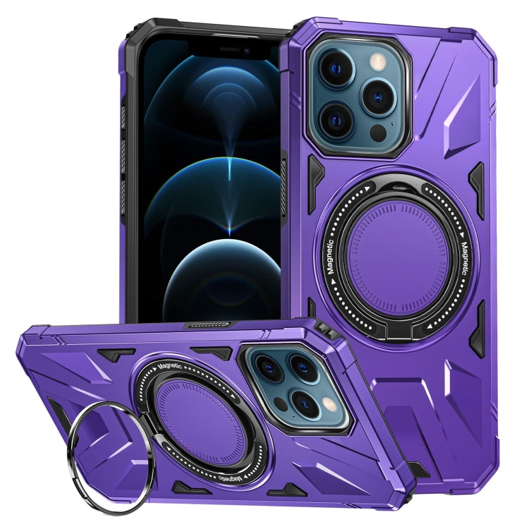 MagSafe Magnetic Shockproof Phone Case with Ring Holder, For iPhone 12/12 Pro, For iPhone 12 Pro Max, For iPhone 11
