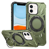MagSafe Magnetic Shockproof Phone Case with Ring Holder, For iPhone 12/12 Pro, For iPhone 12 Pro Max, For iPhone 11