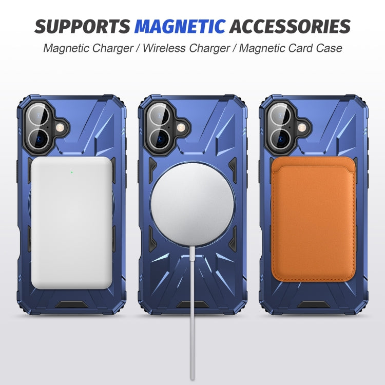 MagSafe Magnetic Shockproof Phone Case with Ring Holder, For iPhone 16 Plus, For iPhone 16, For iPhone 15 Pro Max, For iPhone 15 Pro, For iPhone 15 Plus, For iPhone 15