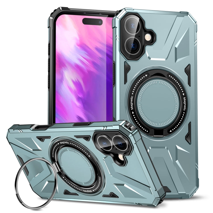 MagSafe Magnetic Shockproof Phone Case with Ring Holder, For iPhone 16 Plus, For iPhone 16, For iPhone 15 Pro Max, For iPhone 15 Pro, For iPhone 15 Plus, For iPhone 15