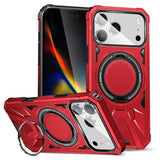 MagSafe Magnetic Shockproof Phone Case with Ring Holder, For iPhone 18 Pro / 17 Pro, For iPhone 18 Pro Max / 17 Pro Max, For iPhone 17, For iPhone Air, For iPhone 16 Pro Max, For iPhone 16 Pro