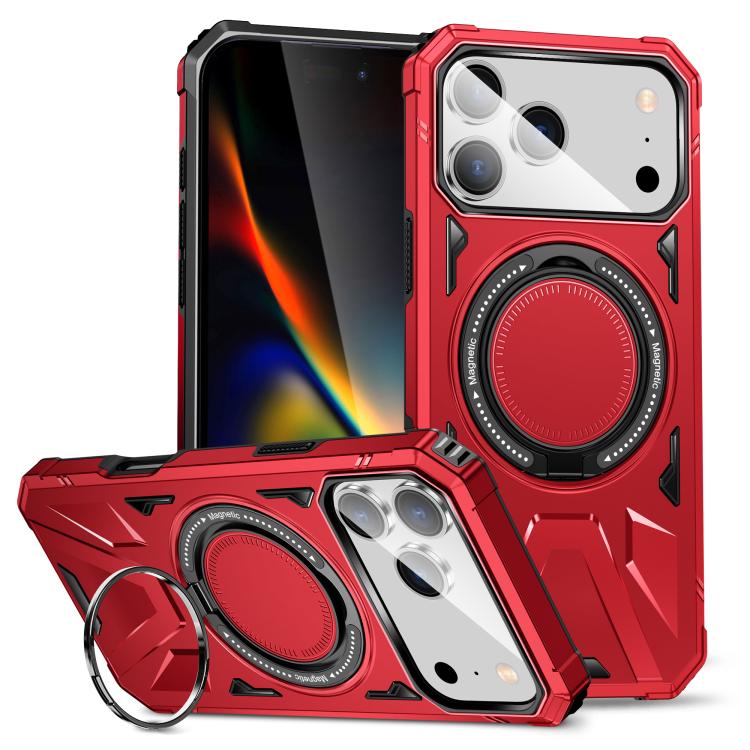 MagSafe Magnetic Shockproof Phone Case with Ring Holder, For iPhone 18 Pro / 17 Pro, For iPhone 18 Pro Max / 17 Pro Max, For iPhone 17, For iPhone Air, For iPhone 16 Pro Max, For iPhone 16 Pro