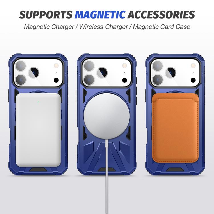 MagSafe Magnetic Shockproof Phone Case with Ring Holder, For iPhone 18 Pro / 17 Pro, For iPhone 18 Pro Max / 17 Pro Max, For iPhone 17, For iPhone Air, For iPhone 16 Pro Max, For iPhone 16 Pro