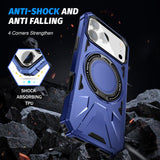 MagSafe Magnetic Shockproof Phone Case with Ring Holder, For iPhone 18 Pro / 17 Pro, For iPhone 18 Pro Max / 17 Pro Max, For iPhone 17, For iPhone Air, For iPhone 16 Pro Max, For iPhone 16 Pro