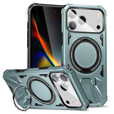 MagSafe Magnetic Shockproof Phone Case with Ring Holder, For iPhone 18 Pro / 17 Pro, For iPhone 18 Pro Max / 17 Pro Max, For iPhone 17, For iPhone Air, For iPhone 16 Pro Max, For iPhone 16 Pro