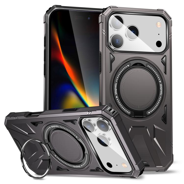 MagSafe Magnetic Shockproof Phone Case with Ring Holder, For iPhone 18 Pro / 17 Pro, For iPhone 18 Pro Max / 17 Pro Max, For iPhone 17, For iPhone Air, For iPhone 16 Pro Max, For iPhone 16 Pro