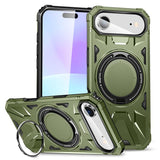 MagSafe Magnetic Shockproof Phone Case with Ring Holder, For iPhone 17 Pro Max, For iPhone 17 Pro, For iPhone 17, For iPhone Air, For iPhone 16 Pro Max, For iPhone 16 Pro