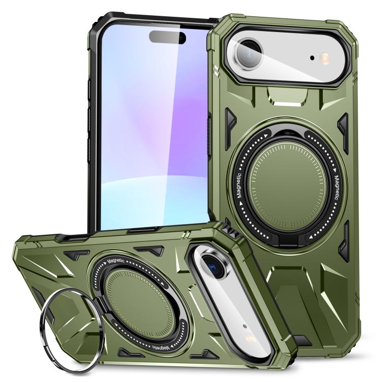 MagSafe Magnetic Shockproof Phone Case with Ring Holder, For iPhone 17 Pro Max, For iPhone 17 Pro, For iPhone 17, For iPhone Air, For iPhone 16 Pro Max, For iPhone 16 Pro