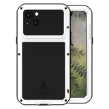LOVE MEI Metal Shockproof Life Waterproof Dustproof Phone Case, For iPhone 15 Plus, For iPhone 15