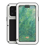 LOVE MEI Metal Shockproof Life Waterproof Dustproof Phone Case, For iPhone 17 Pro Max, For iPhone 17 Pro, For iPhone 17, For iPhone 16 Pro Max, For iPhone 16 Pro, For iPhone 16, For iPhone 15 Pro Max, For iPhone 15 Pro